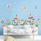SHUHCING Wandtattoo Wald Pilz, Wandaufkleber Märchenelf, Selbstklebend Wandsticker für Spielzimmer Kinderzimmer Babyzimmer