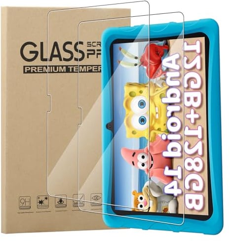 MEMELOKA Verre Trempé pour BESTTAB Children's Tablet 10 Pouces/FEZAWIO F11/FEZAWIO F10, 2 Pièces 9H Dureté [Anti-Rayures][sans Bulles][Haute Définition] Protection Écran