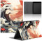 Tablet Hülle für iPad 9/8/7 10,2, Modell 2021/2020/2019, 9./8./7. Generation, Cartoon Anime Niedlich Muster Art Ästhetik mit PU Leder Flip TPU Case Stoßfest Verstellbar Ständer Tablet Folio,Niedlich
