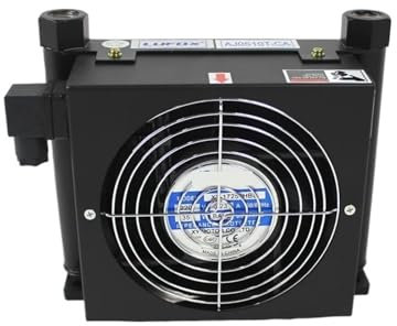 AJ0510T-CA con scambiatore di calore del radiatore dell'olio del radiatore idraulico Shell 10L/Min for sistema idraulico CNC Alte prestazioni(DC24V)