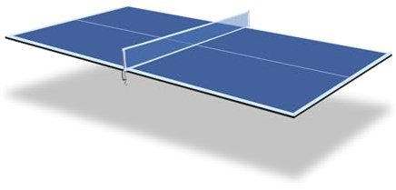 180 cm x 90 cm Tischtennisplatte – Professionelle Wahl für die Unterhaltung zu Hause, blau
