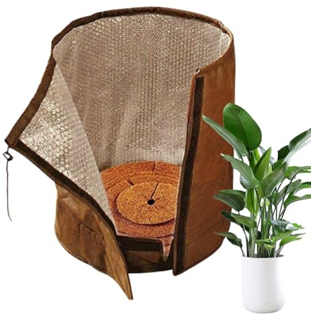 aisladas para Plantas para Invierno, térmica para macetas, Protector de congelación de macetas, para Invernadero, jardín, Paisaje, Patio, césped, balcón, alféizar de Ventana
