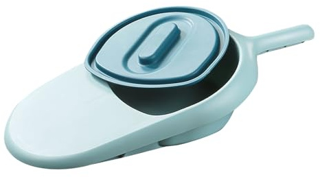 Padele for the Elderly, Leak-proof Frying Pan for Women, Intensive and Comfortable Use, Women's Urinal Fractured Pan - for Home Use Hospitals and Nursing Homes