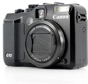 Canon PowerShot G10 14.7MP Digital Camera - 5x Optical Zoom, 3 inch PureColor LCD II Viewfinder - Black