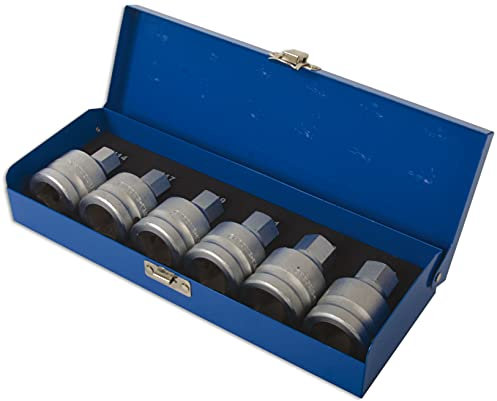 Laser 3814 Hex Socket Bit Set 3/4D 6pc
