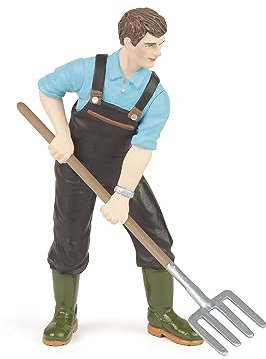 PAPO FARMYARD FRIENDS Figurine, 39216 Gardener, Multicolour