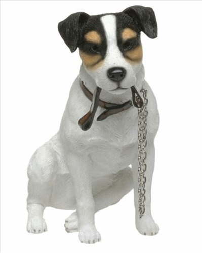 Dog Studies - Walkies Range Jack Russell Figurine with Lead in Mouth Sitting LP11110