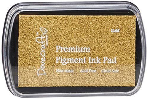 Dovecraft Transparenter Stempel Photopolymer, Plastik, Gold, 8.5 x 2 x 6 cm