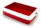 Arquivet Bandeja higiénica arenero Gatos - Hydra - Aseo para Gatitos o Mascotas - Bandeja Sanitaria de plástico para Gatos - Formato Abierto - 43 x 31 x 12 cm