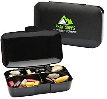 Peak Supps Pillbox - 5 Compartments
