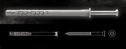 TXS Nageldübel 8 x 60 bis 10 x 200 mm Schlagdübel Dübel (10x160 Stück 25)