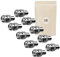 10x Adaptador BNC RCA Hembra Macho coxial conector Video s-Video
