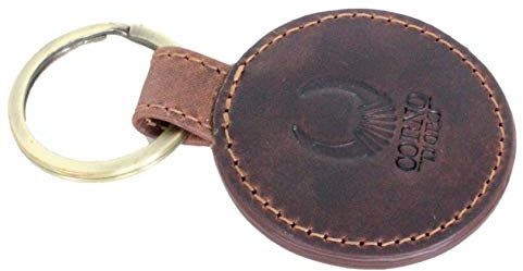 Corno d´Oro Leder Schlüsselanhänger mit Gravur im Geschenkbox I Geschenk für Männer Frauen Freund Freundin I Schlüsselhalter Auto
