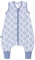 emma & noah Baby Schlafsack mit Füßen 2.5 TOG, Strampelsack für den Herbst und Winter, Bio-Baumwolle, Oeko-TEX Zertifiziert, Kuscheliger Schlafsack für Neugeborere (Rauten Blau, 70 cm)