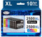 Jagute PGI-2500XL Druckerpatronen Ersatz für Canon PGI-2500 2500XL für Canon Maxify mb5150 Patronen MB5050 MB5450 MB5150 MB5155 MB5350 MB5455 iB4050 iB4150 (4 Schwarz, 2 Cyan, 2 Magenta, 2 Gelb)