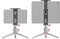 SMALLRIG Metal Holder for iPad, Tablet Tripod Mount Adapter with 2 Cold Shoe, 1/4 Screw Acra Swiss Rail Mount, for iPad for Surface for other 7.9 to 12.9 Pad - 2930