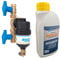 Boiler-m8 Central Heating Magnetic Boiler Filter and 22 mm Valve for Sludge Removal with Concentrate Inhibitor Fluid Prevents Corrosion Limescale