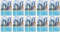10x Collegeblock Kollegblock A4 dotted punktkariert 80 Blatt 90g/qm Premium Marke ADINA (Skyline)