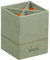 Rhodia 194531C - Stifteköcher 8x11 cm, elegant aus Kunstleder, ideal für Stifte, Pinsel & Kugelschreiber, 1 Stück, Celadon