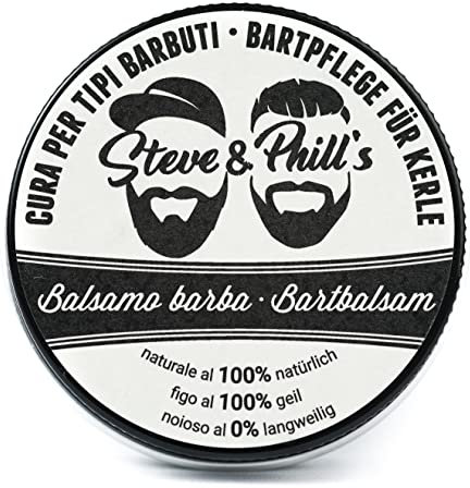Steve & Phill's Bartbalsam, 50ml - Balsam Bartpflege aus Bienenwachs, Jojobaöl und Latschenkiefernöl für geschmeidigen und weichen Bart - Qualität Made in Südtirol