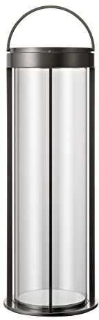 blomus Mobile LED-Leuchte -MITURO- Outdoor Akku Lampe IP54 Kabellos Dimmbar Farbe Gunmetal M (62105)