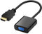 DigitalTech® Adaptateur HDMI vers VGA 1080P Convertisseur Mâle vers Femelle pour Moniteur, Ordinateur, Projecteur, Tablette, Ordinateur portable, Ultrabook,PS3, Xbox One, Xbox 360, Wii U