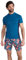 Mountain Warehouse Mens UV Rash Vest - Lightweight, Quick Drying & Stretchy T-Shirt with UPF 50+ & Flat Seams - for Spring Summer, Beach, Swimming & Water Sports Indigo L