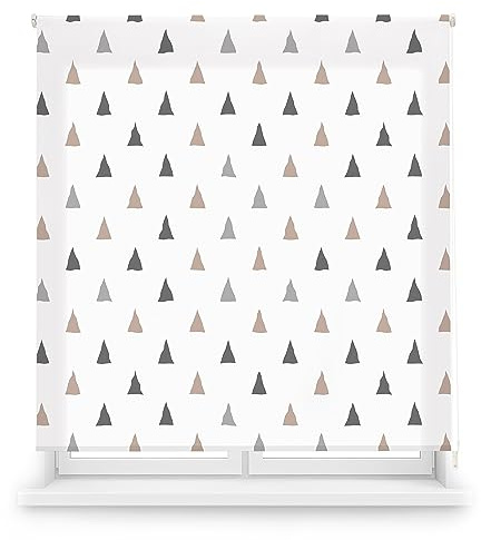 Blindecor Ara Mountain | Tenda avvolgibile stampata con tessuto traslucido - 150 x 180 cm (larghezza per altezza) | Dimensioni approssimative del tessuto 147 x 175 cm | Tende per finestre