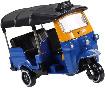 ibasenice Vintage Auto Modell Dreirad Thai Dreirad Figur Retro Für Schreibtisch Stilvolles Zuhause