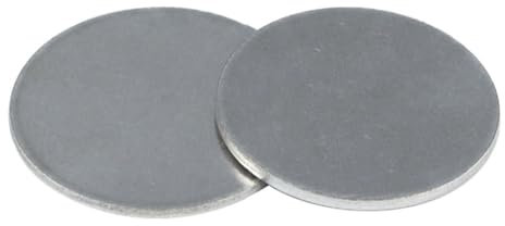 RAMBEX Placa De Hoja Redonda De Acero Inoxidable, Diámetro 34mm 35mm Disco Pequeño Sólido, Espesor 1,3mm 1,8mm 2,7mm, Junta Circular Sin Orificio (Size : 34mm*1.3mm 3pcs)