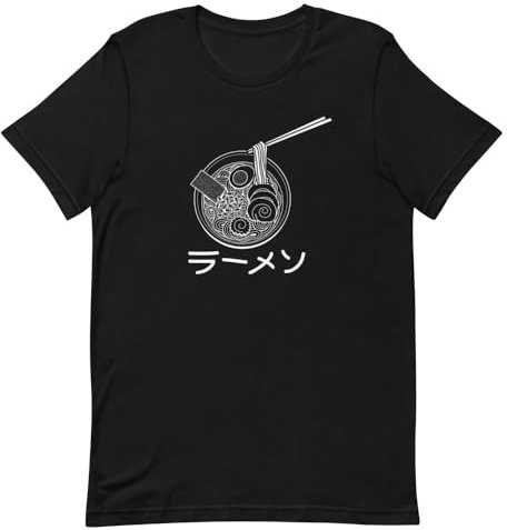 Nouilles japonaises Udon Noodle Hot Broth Foods Nigiri Passionné Hilarant chinois, noir, Taille XL