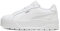 PUMA Karmen II L, Scarpe da Ginnastica Donna, Puma White Puma White Puma Silver, 41 EU
