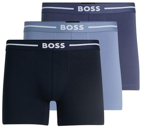 BOSS Men's BoxerBr 3P Bold Boxer Brief, Open Miscellaneous973,