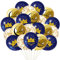 50 Pieces Eid Mubarak Ballon Set, Ramadan Mubarak Deko Set, Ramadan Ballon, Eid Mubarak Ramadan Feier Ramadan Party Dekoration, Muslimische Ramadan Latexballons, Eid Deko Girlande Luftballons