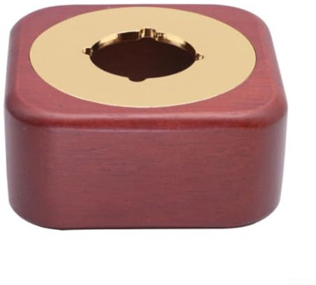 Zoegneer Four de fusion de cire de qualité supérieure, construction en bois massif et métal, durable et fiable, fusion de cire efficace et uniforme (doré)