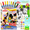 Disney Mickey Mouse Malbuch für Kinder – Bündel mit Micky Malen nach Zahlen, Aktivitätsset mit Markern, Postern, Malvorlagen und mehr, Mickey-Maus-Malset für Jungen, Mädchen
