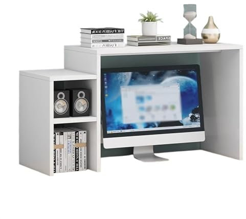 zengds-07 Druckerständer Desktop-Monitorregal, Drucker-Organizer, Bildschirm, Desktop-Tastatur, erhöhte Aufbewahrung, einfaches Host-Regal Druckerwagen (Color : A, Size : L)