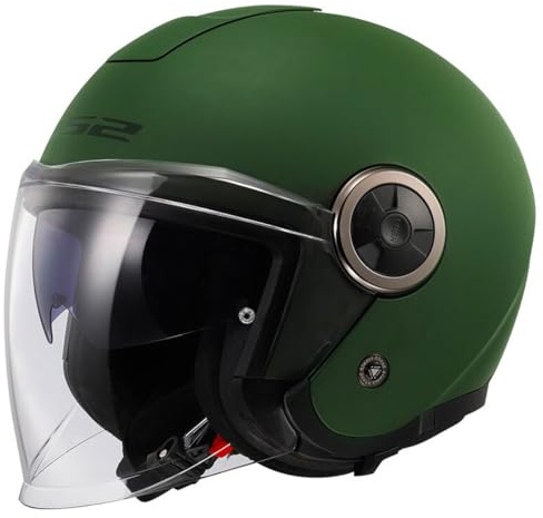 LS2, Jet-Motorradhelm CLASSY SOLID Military Green, M