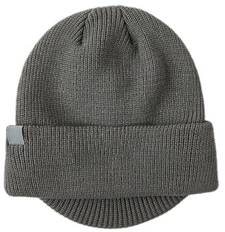 Hauben Set Damen Damen-Uhrenkappen, Ski-warme amerikanische Strickmütze mit Entenzunge Mützen Damen Mit Schal (Grey, One Size)