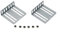 JINSBON Easy Installation Car Radio MP5 DVD CD Mounting Kit, 2 Din Bracket Holder Support