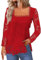 Mes Commandes en Cours De Livraison,Chemisier Femme Chic Et Élégant Dentelle Tee Shirt Femme Manches Longues Tunique Femme Grande Taille Haut Femme Ete Blouse Femme VêTements Femme(vin,5XL)