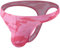 Summer Code Herren G String Tanga Männer Low Rise Micro Mesh Tanga Unterwäsche T-Back Unterhose mit Stretch, Rosa, M