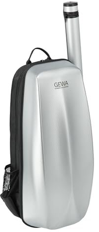 GEWA Violinkoffer Rucksack Space Bag 4/4-3/4 Silber
