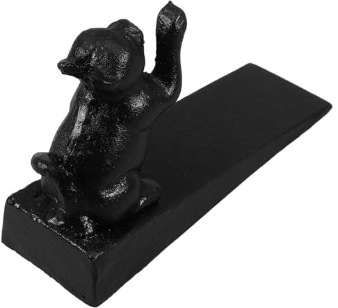 FUNOMOCYA Antique Vintage Style Door Stopper Sturdy Cast Iron Cat Door Holder Latch Prevent Door from Closing