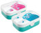Landpark Brotdose 2er Set Kinder– Bento Box Kinder - Brotdose Kinder mit Fächern inkl. Gabel - Lunchbox mit Clip-Verschluss - BPA-frei & Spülmaschinenfest - 750 ml - Jausenbox schule