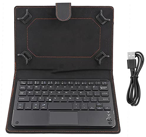 Bonbela Bluetooth Keyboard 7/8in 75‑hour Working Bluetooth Touchpad Keyboard with Protective Case