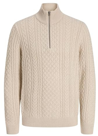 JACK & JONES Male Sweatshirt mit halbem Reißverschluss Sweatshirt mit halbem Reißverschluss