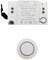 Gebildet Kit Interrupteur et Récepteur sans Fil-Mini Interrupteur à Télécommande pour Plafonniers,luminaires,Interrupteur sans Fil avec Support Adhésif,Peut être fixé dans n'importe Quelle Position
