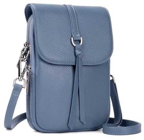 befen Genuine Leather Cross Body Bags for Women Small RFID Phone Bag | befen Real Leather Crossbody Bags for Women Shoulder Bags Women Small Ladies Handbags with RFID Blocking