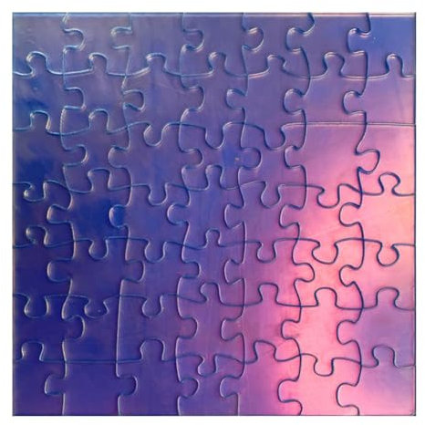 Unmögliches Puzzle – Unmögliche verrückte Puzzles, transparentes Acryl, einzigartiges schillerndes 49-teiliges, Nicht wiederholbares Puzzle, anspruchsvolles Spiel für Erwachsene und Kinder
